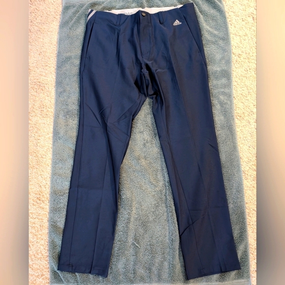 Adidas‎ mens navy blue pants size 34 x 32 - Picture 1 of 5